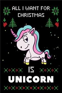 All I Want For Christmas Is Unicorn