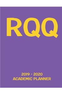 RQQ 2019 - 2020 Academic Planner: An 18-Month Weekly Calendar for Omega Psi Phi Frats - July 2019 - December 2020