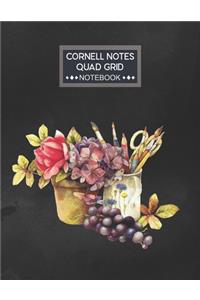 Cornell Notes Quad Grid Notebook
