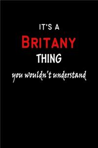 It's a Britany Thing You Wouldn't Understandl