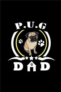 P.U.G. Dad: Hangman Puzzles - Mini Game - Clever Kids - 110 Lined Pages - 6 X 9 In - 15.24 X 22.86 Cm - Single Player - Funny Great Gift