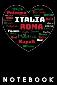 Italy Heart - Notebook