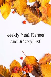 Weekly Meal Planner And Grocery List