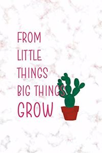 From Little Things Big Things Grow