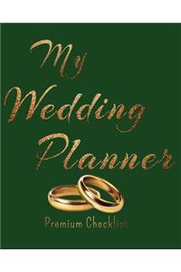 My Wedding Planner a Portable Guide to Organizing Your Dream Wedding 2021 / 2020 Wedding Planner golden wedding rings Aureate Gold design Auric Style Complete Wedding Planning Notebook and Organizer Checklists Budget Planner Bride Wedding Engagemen