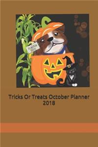 Tricks or Treats October Planner 2018