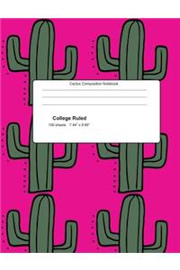 Cactus Composition Notebook