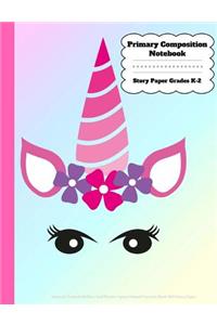 Primary Composition Notebook Story Paper Grades K-2 Journal Dashed Midline And Picture Space School Exercise Book 100 Story Pages