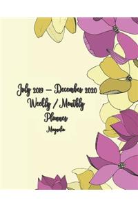 July 2019 - December 2020 Magnolia Weekly / Monthly Planner