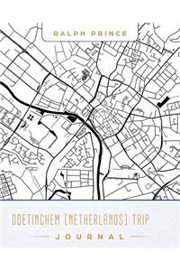 Doetinchem (Netherlands) Trip Journal: Lined Travel Journal/Diary/Notebook with Doetinchem (Netherlands) Map Cover Art