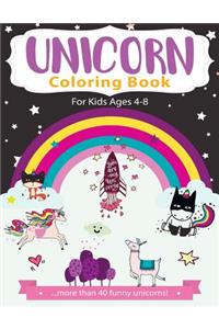 Unicorn Coloring Book