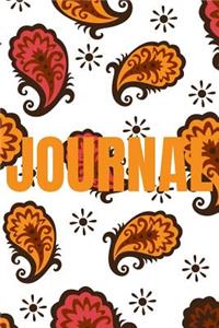 Paisley Background Lined Writing Journal Vol. 11