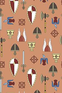 Viking Pattern - Weapons and Ravens