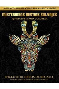 Mindfulness para colorear (Misteriosas bestias salvajes)