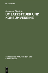Umsatzsteuer Und Konsumvereine