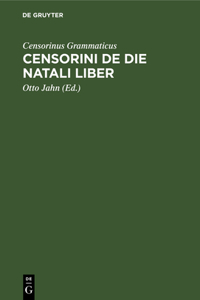 Censorini de Die Natali Liber