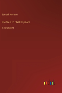 Preface to Shakespeare