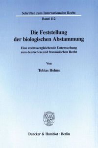 Die Feststellung Der Biologischen Abstammung