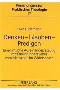 Denken - Glauben - Predigen