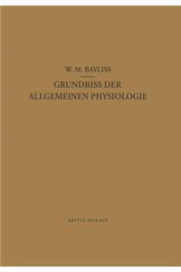 Grundriss Der Allgemeinen Physiologie