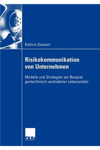 Risikokommunikation von Unternehmen