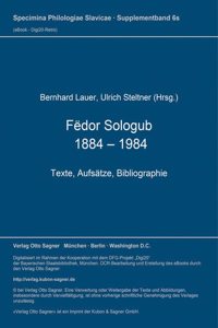 Fedor Sologub. 1884 - 1984