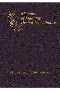 Memoirs of Madame Desbordes-Valmore