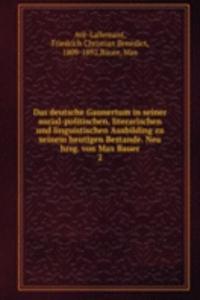 Das deutsche Gaunertum in seiner sozial-politischen, literarischen und linguistischen Ausbilding zu seinem heutigen Bestande. Neu hrsg. von Max Bauer