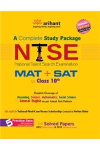 A Complete Study Guide Ntse (Mat + Sat) For Class 10Th