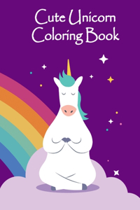Cute Unicorn Coloring Book
