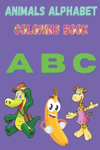 animals alphabet ABC coloring book