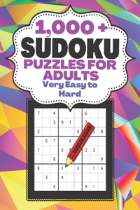 1000+ Sudoku Puzzles For Adults Very Easy To Hard