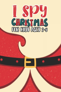 I Spy Christmas Book For Kids Ages 2-5