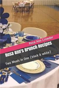 Rosa Ann's Brunch Recipes