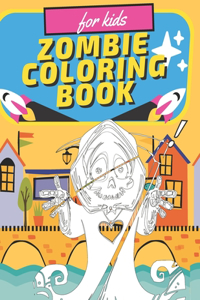 Zombie coloring book for kids