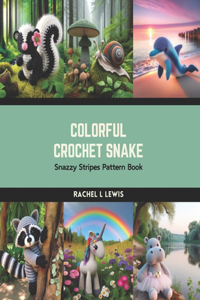 Colorful Crochet Snake
