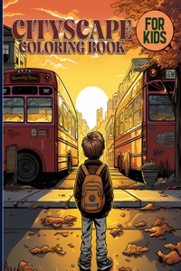 Cityscape Coloring Book For Kids