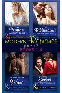 Modern Romance Collection: July 2017 Books 1 - 4