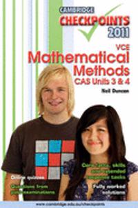 Cambridge Checkpoints VCE Mathematical Methods Cas Units 3&4