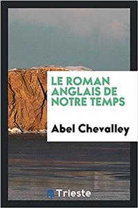 LE ROMAN ANGLAIS DE NOTRE TEMPS