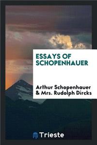 Essays of Schopenhauer