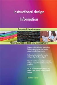 Instructional design Information Standard Requirements