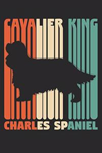 Vintage Cavalier King Charles Spaniel Notebook - Gift for Dog Lovers - Cavalier King Charles Spaniel Journal