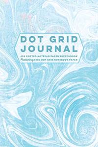 Dot Grid Journal 6x9 Dotted Notepad Paper Sketchbook Featuring 5 mm Dot Grid Notebook Paper