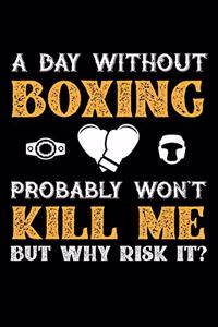 A Day Without Boxing Probably Won't Kill Me But Why Risk It?