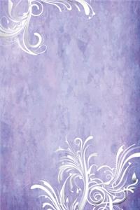 Violet vintage notebook
