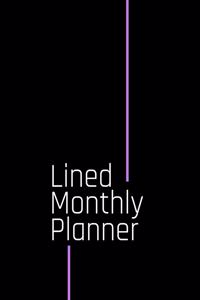Lined Monthly Planner