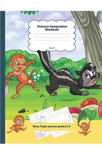 Primary Composition Notebook Story Paper Journal Grades K-2