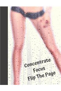 Concentrate Focus Flip the Page