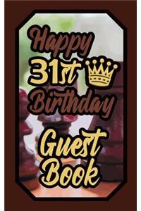 Happy 31st Birthday Guest Book